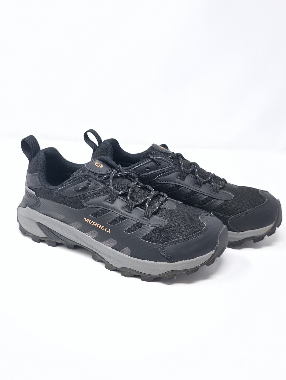 Merrell Unisex Hiking Trail Shoes Black Gray Big Kid Size 6 Women's Aprox 7.5–8